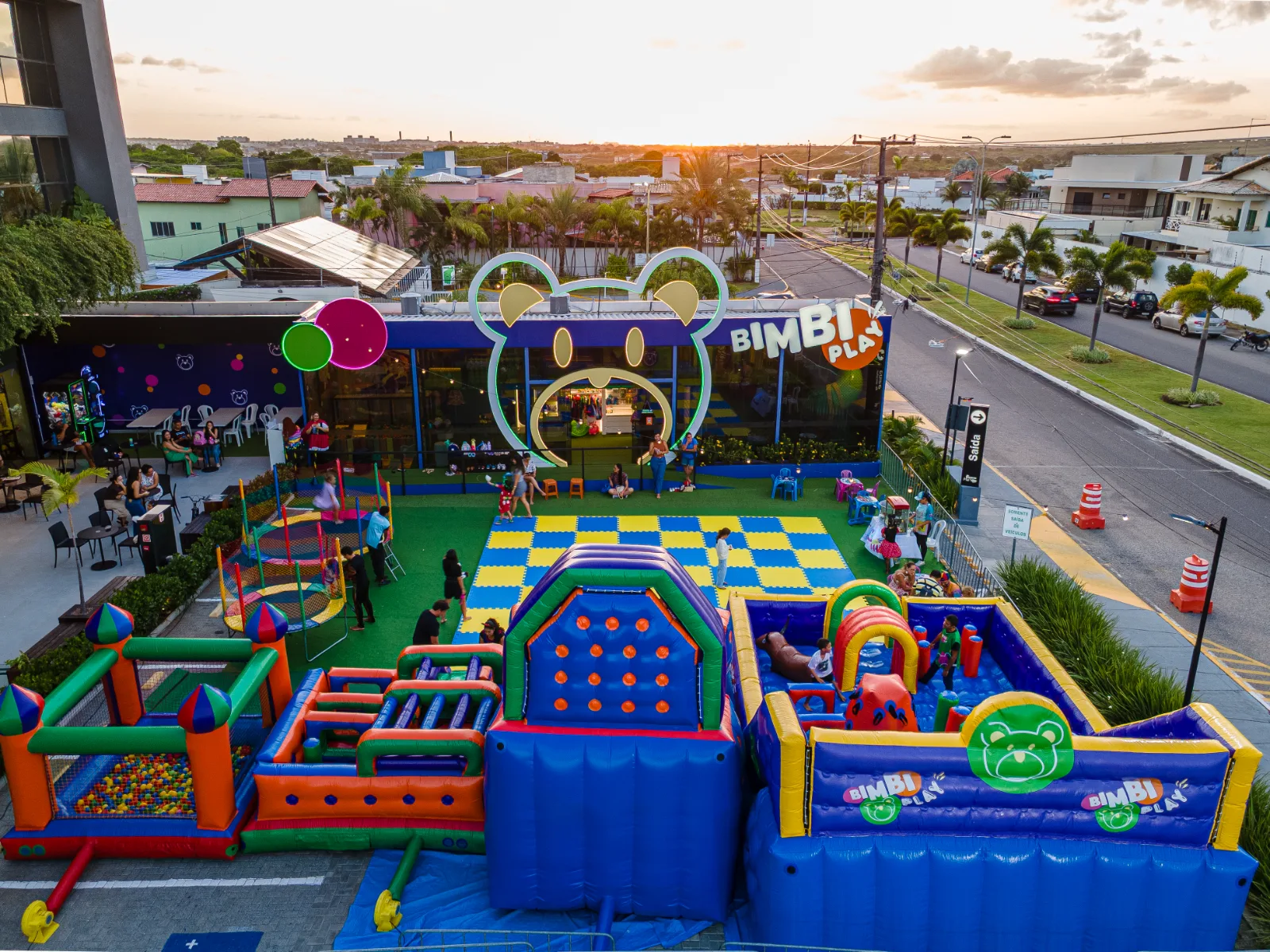 Vista aérea da Bimbi Play em Nova Parnamirim